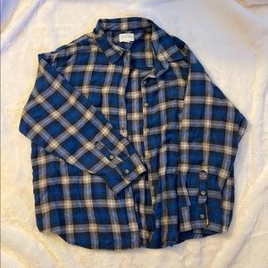 American Eagle womens flannel size XL worn once